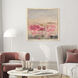 Finding Spring Pink and Beige and Green Framed Art