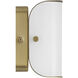 Marcell LED 23.25 inch Aged Brass Vanity Light Wall Light