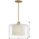 Seville 1 Light 12.75 inch Legacy Brass Convertible Pendant/Semi-Flush Mount Ceiling Light