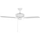 Linden 48 48 inch Matte White Ceiling Fan