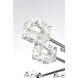 Lyra 8 Light 32 inch Chrome Flush Mount Ceiling Light