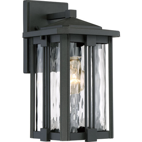 Everglade 1 Light 12 inch Earth Black Outdoor Wall Lantern