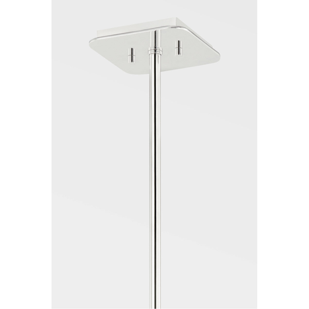 Downing 1 Light 13.25 inch Polished Nickel Pendant Ceiling Light, Small