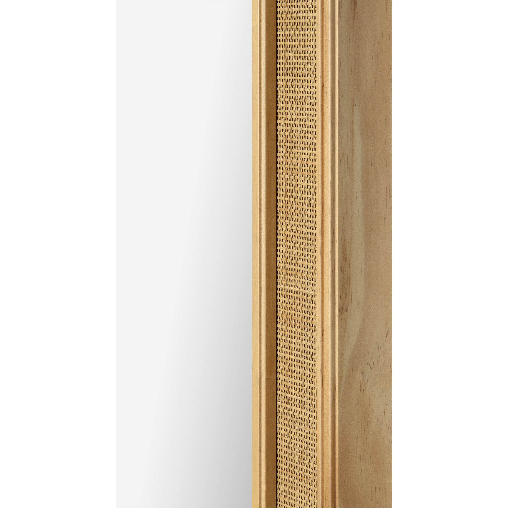 Wilder 78 X 32 inch Natural and Clear Mirror