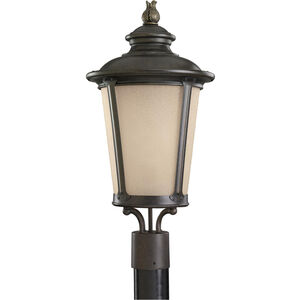 Cape May 1 Light 23 inch Burled Iron Outdoor Post Lantern