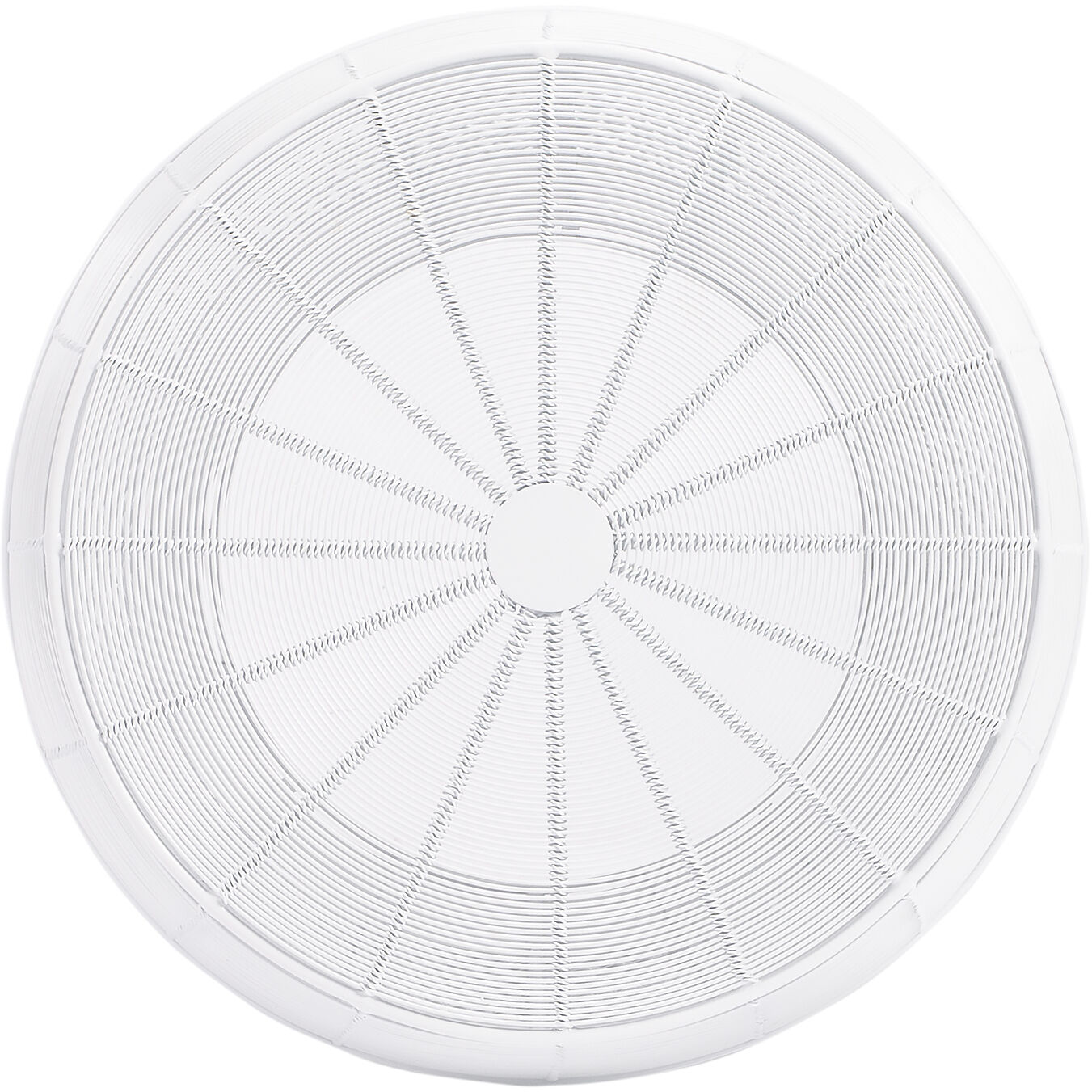 Bellarose White Metal End or Side Table