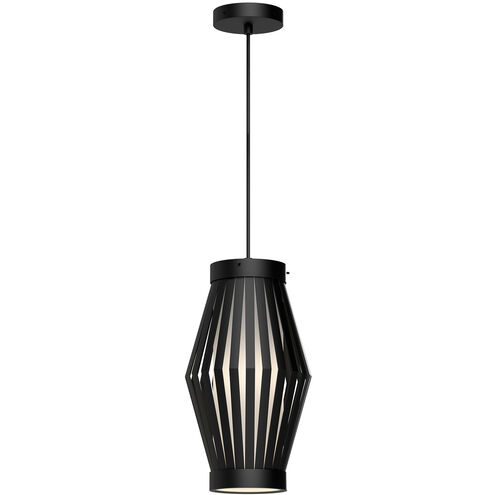 Alora Mood Hana 1 Light 8.38 inch Matte Black Pendant Ceiling Light