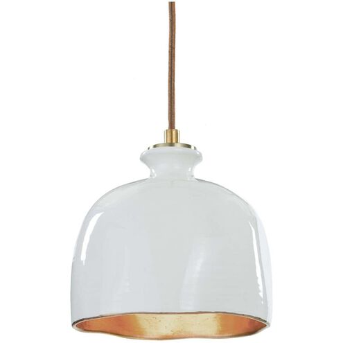 Bianca 1 Light 8 inch White Pendant Ceiling Light