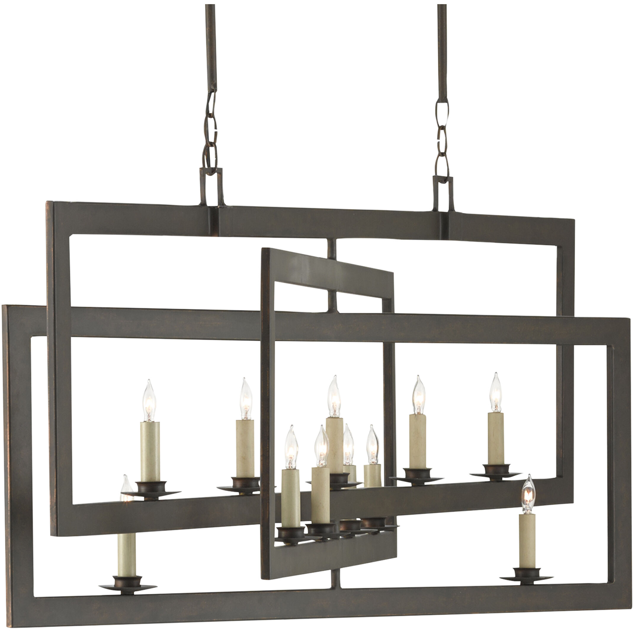 Middleton 11 Light 54 inch Bronze Gold Chandelier Ceiling Light