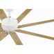 Levon Custom Matte White Fan Motor