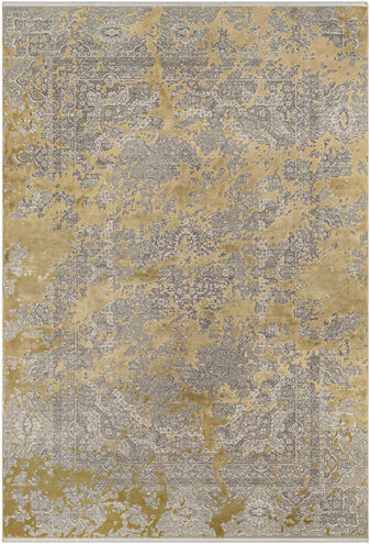 Solar 118 X 36 inch Gray Rug, Runner