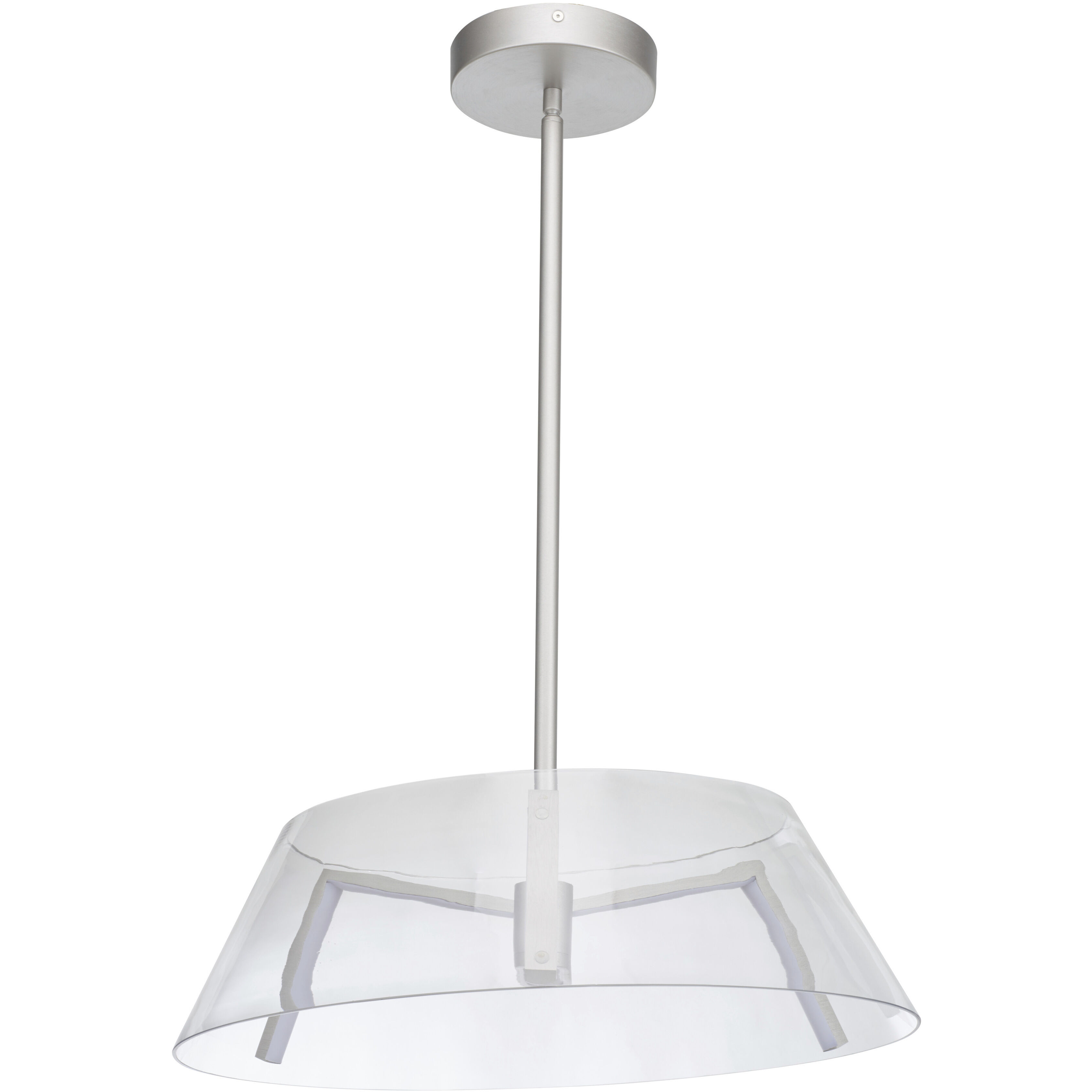 Talon LED 19.6 inch Brushed Nickel Pendant Ceiling Light