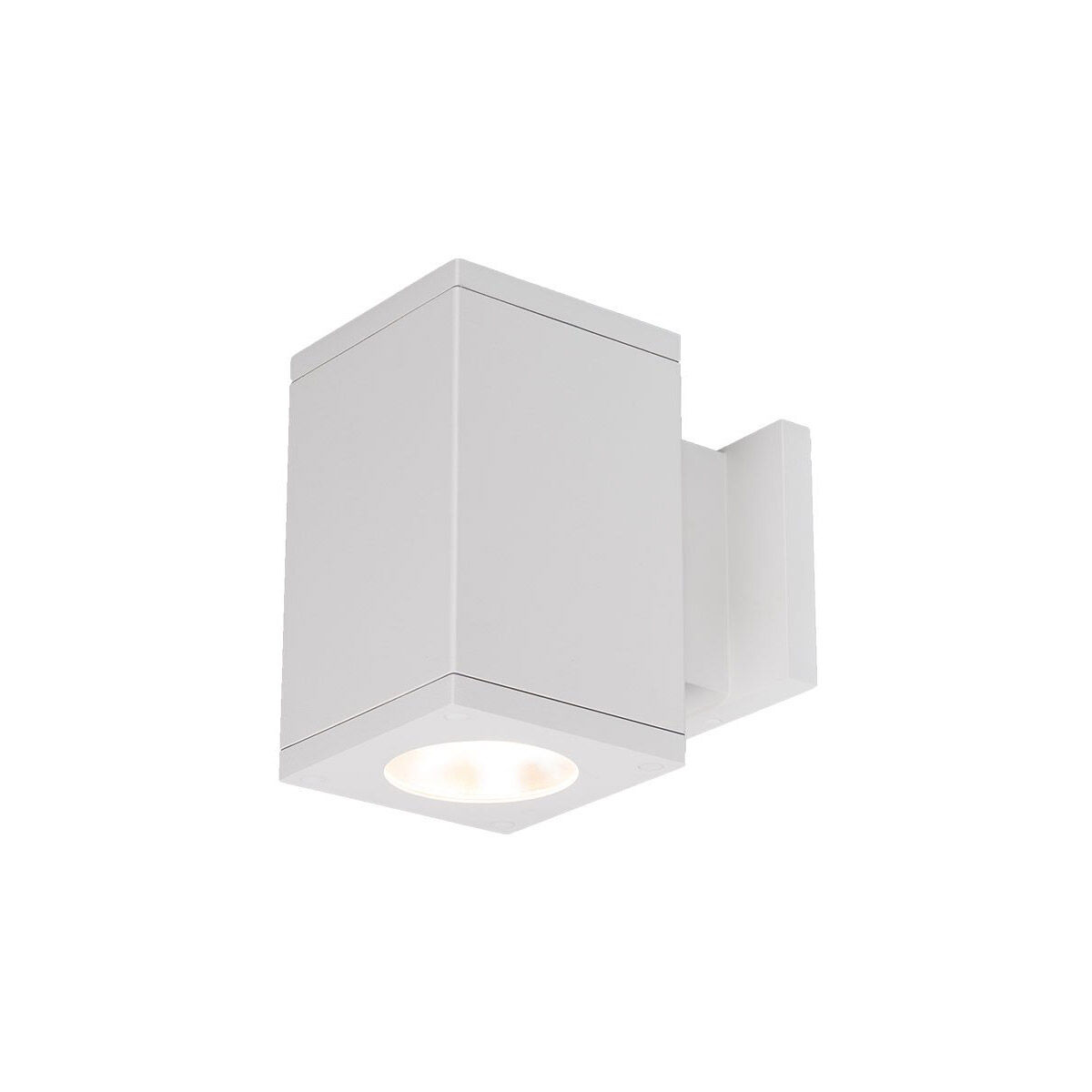 Cube Arch LED 5.5 inch White Sconce Wall Light in Flood, 85, 2700K, One Side Each