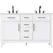 Virginia 54 X 35 inch White Bathroom Vanity Cabinet