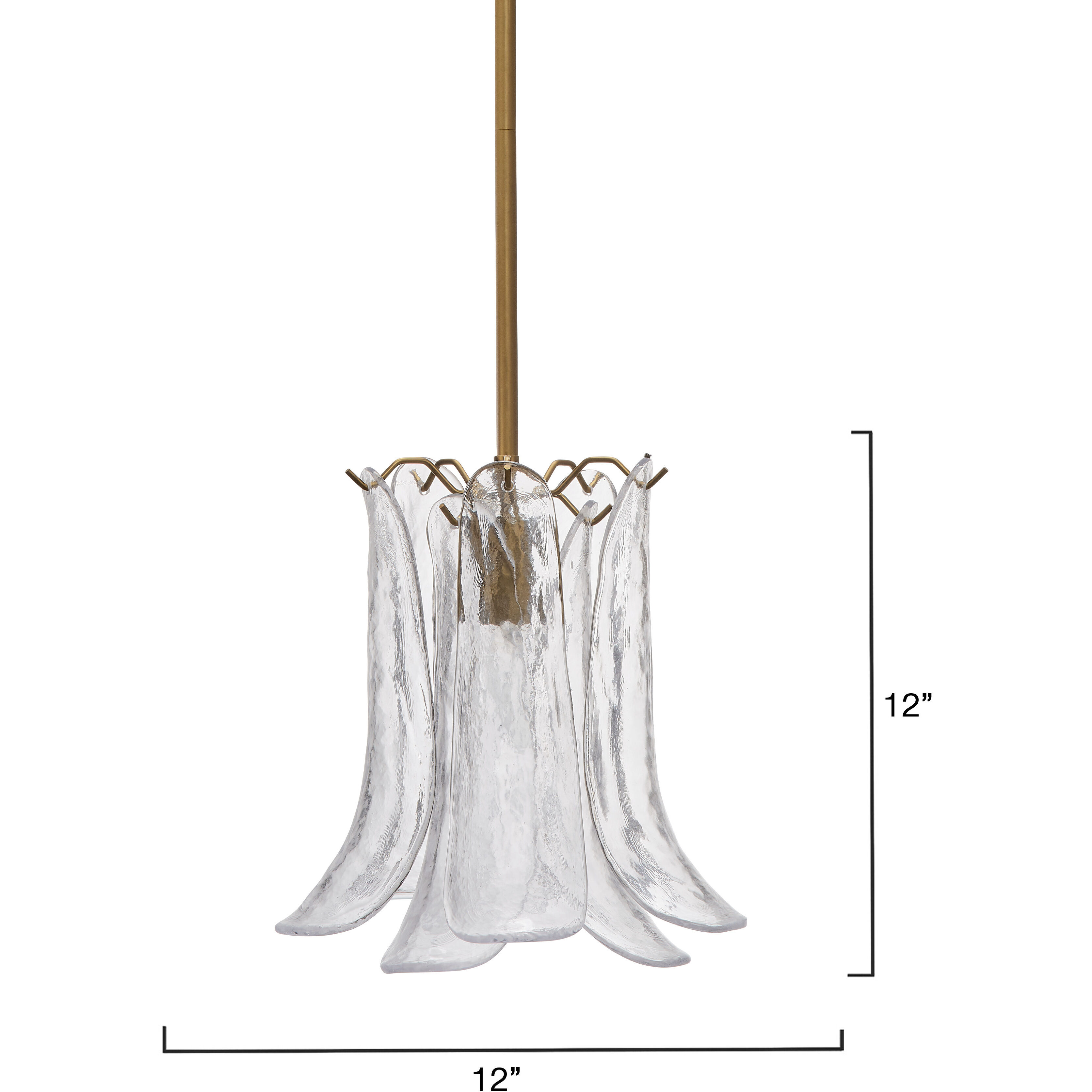 Cala 1 Light 12 inch Brass Pendant Ceiling Light