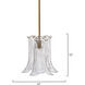Cala 1 Light 12 inch Brass Pendant Ceiling Light