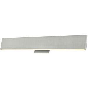 Slim LED 24 inch Brushed Aluminum Bath Vanity Light Wall Light