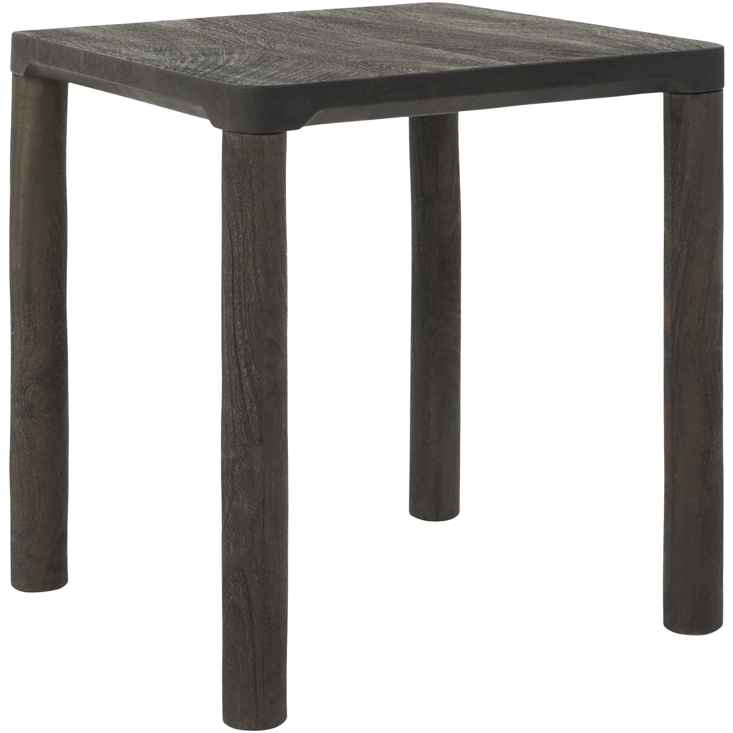 Clusia 19 X 18 inch Walnut Side Table