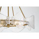 Elora 6 Light 24 inch Legacy Brass Pendant Ceiling Light
