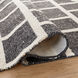 Contemporary Luxe 158 X 118 inch Black/White Rug in 10 x 13