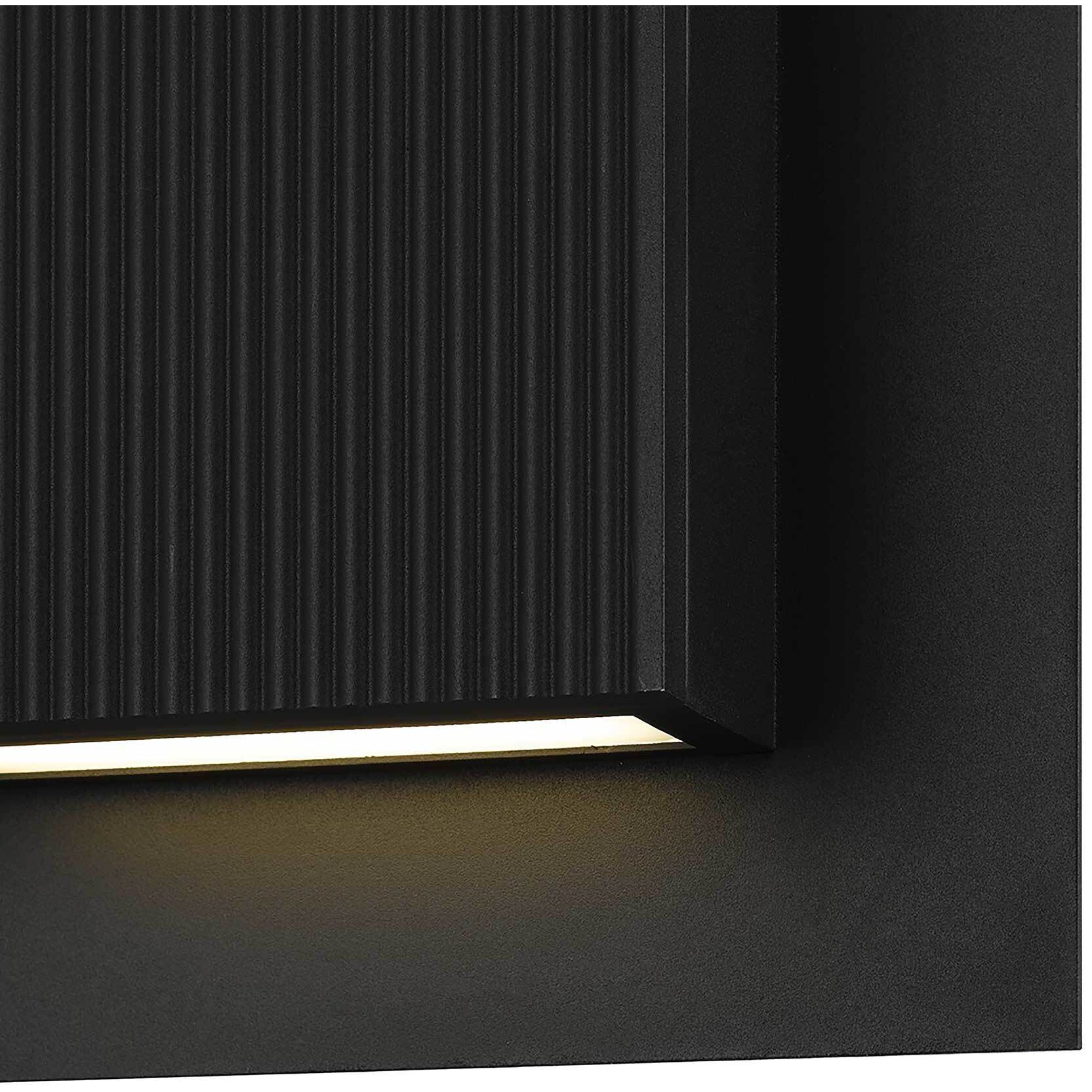 Miami LED 10.25 inch Sand Black Outdoor Wall Sconce