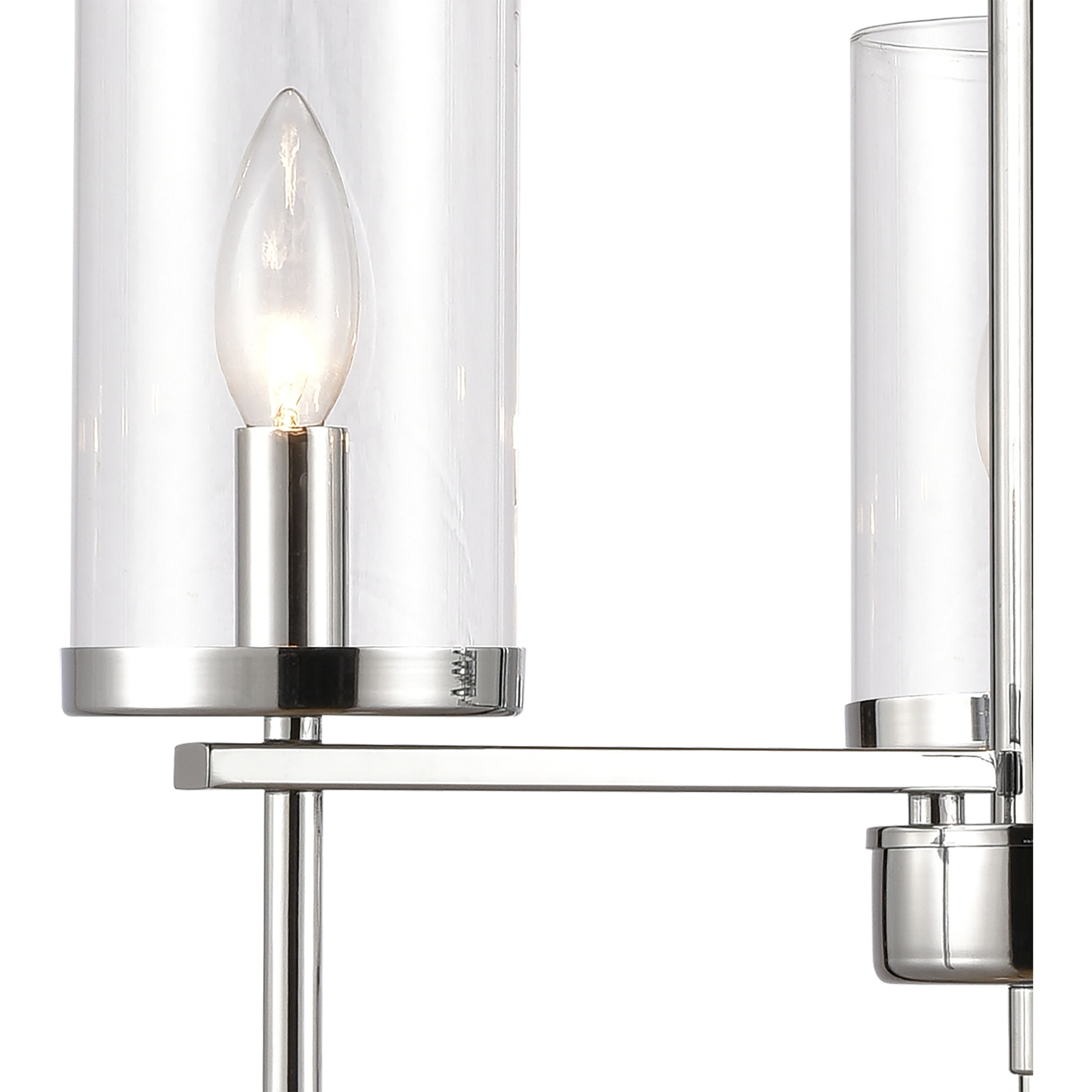 Oakland 3 Light 19 inch Chrome Chandelier Ceiling Light