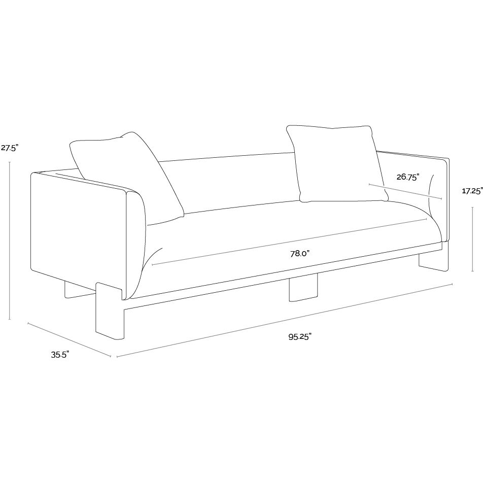 Anwa Polo Club Muslin Sofa