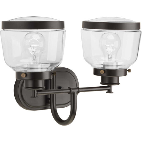 Judson 2 Light 16 inch Antique Bronze Bath Vanity Wall Light