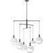 Sean Lavin Torian 6 Light 39.75 inch Aged Iron Chandelier Ceiling Light