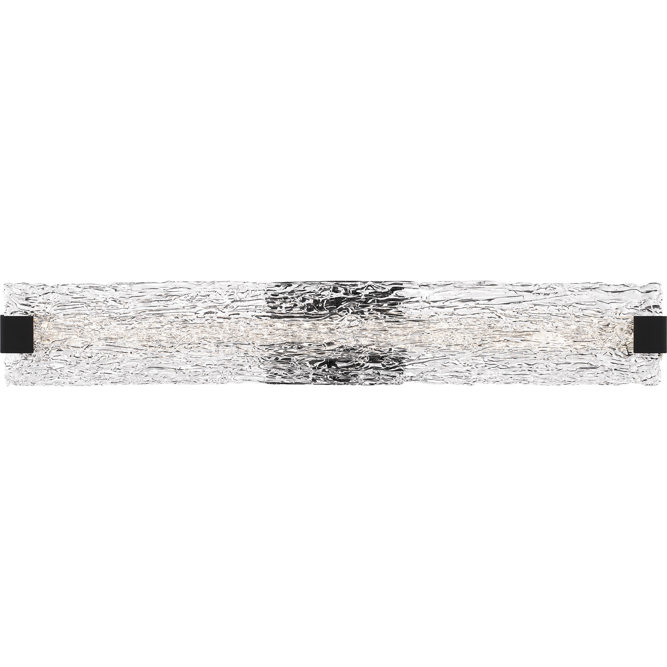 Winter LED 32 inch Matte Black Bath Light Wall Light