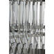 Waterford Killarney LED 32 inch Polished Nickel Layered Drum Chandelier Ceiling Light