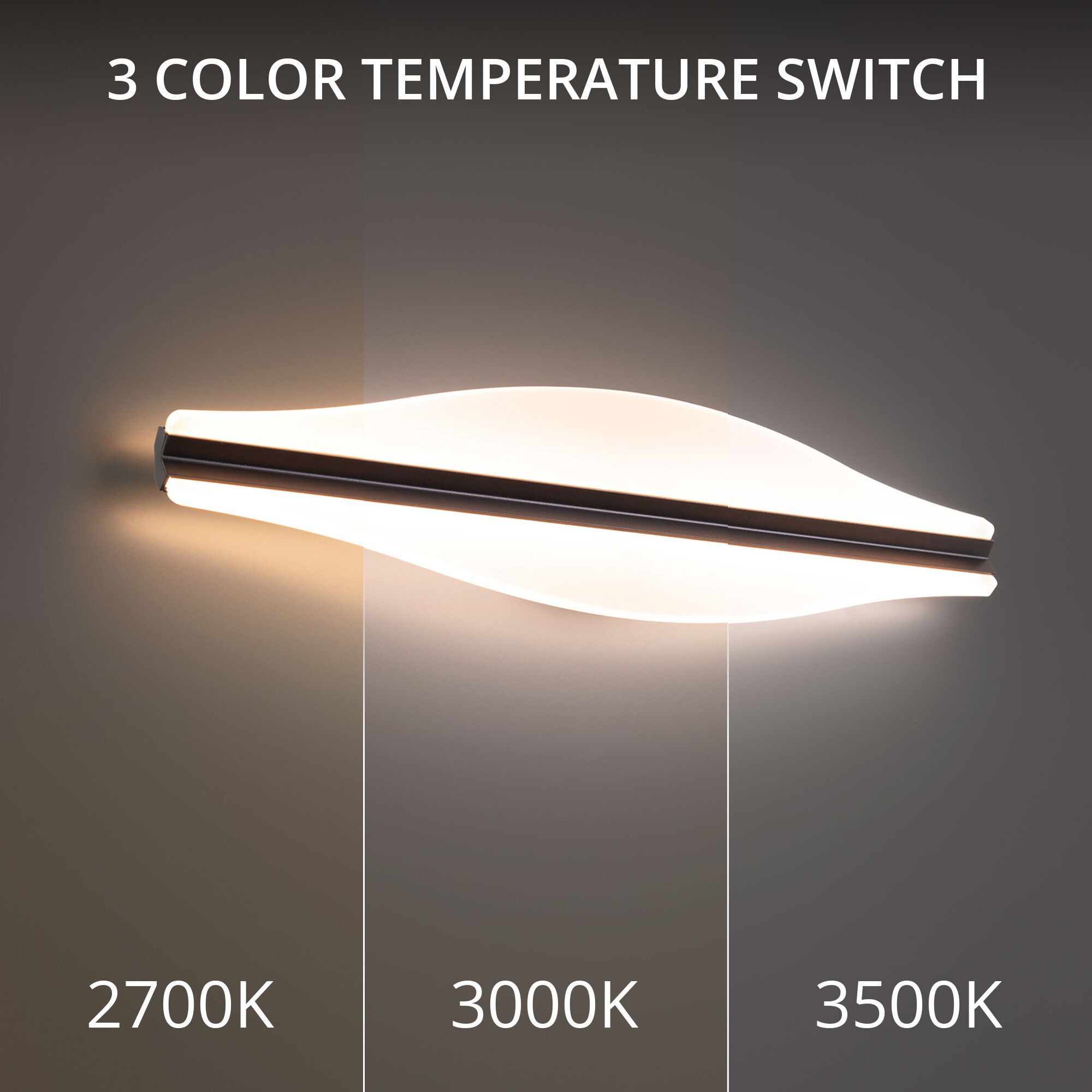 Vera LED 27 inch Black Bath Vanity & Wall Light, dweLED