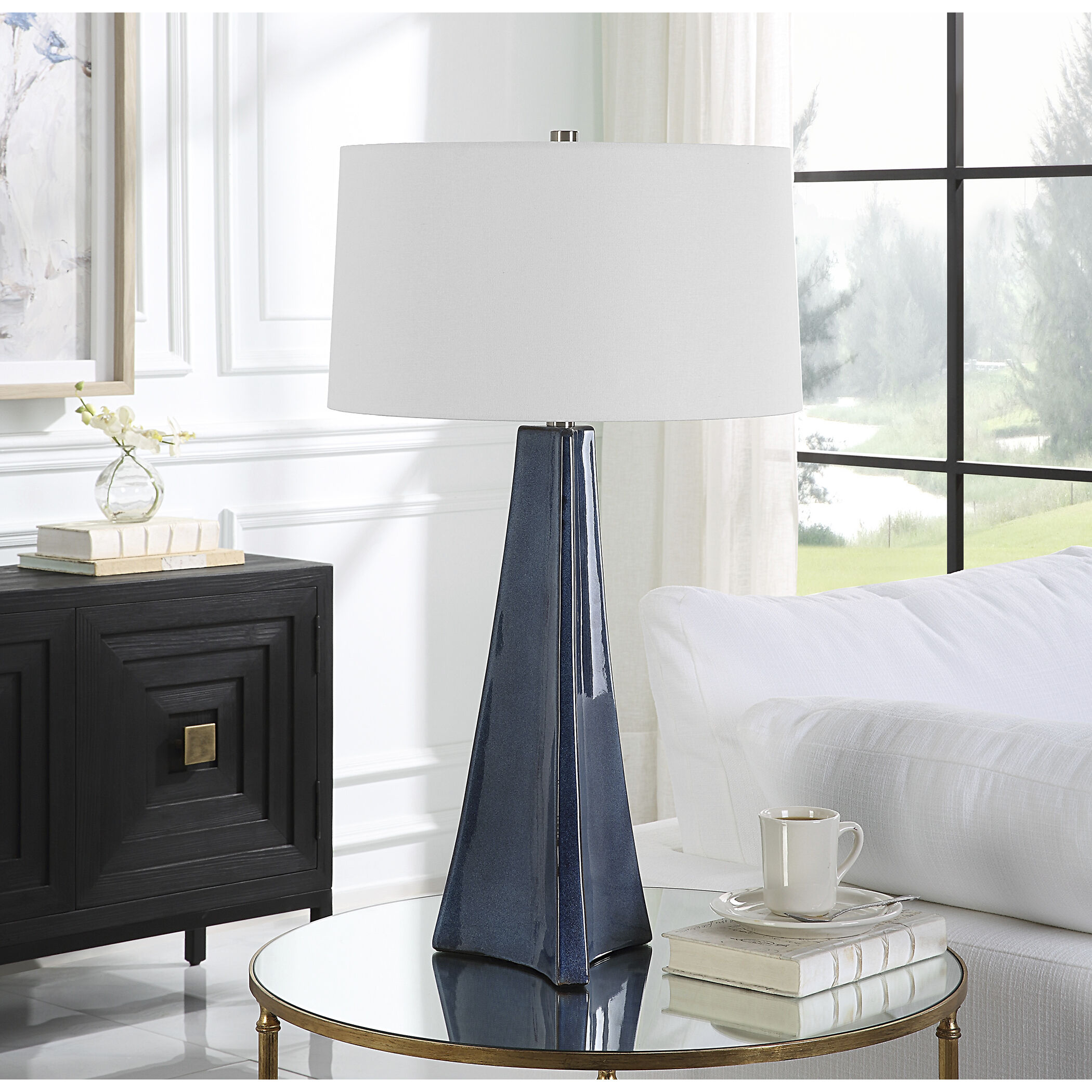 Blue online ombre lamp