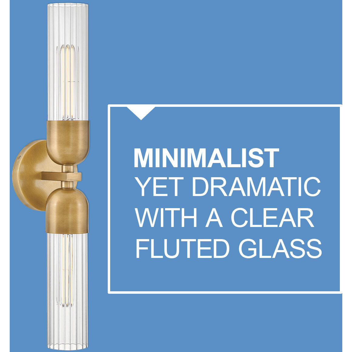 Soren 2 Light 5 inch Heritage Brass Bath Light Wall Light