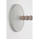 C&M by Chapman & Myers Fiona 1 Light 6.29 inch Aged Pewter Wall Sconce Wall Light