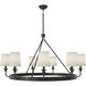 William 9 Light 48.75 inch Deep Patina Bronze Chandelier Ceiling Light