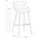 Arabella 40.5 inch Bravo Portabella / Polo Club Kohl Grey Barstool