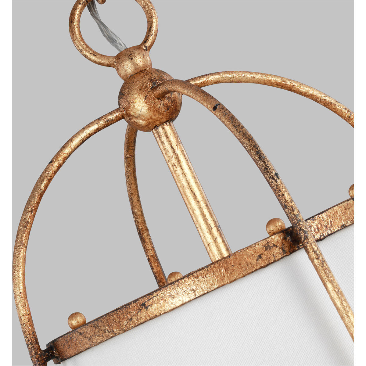 C&M by Chapman & Myers Stonington 1 Light 12.88 inch Antique Gild Chandelier Ceiling Light