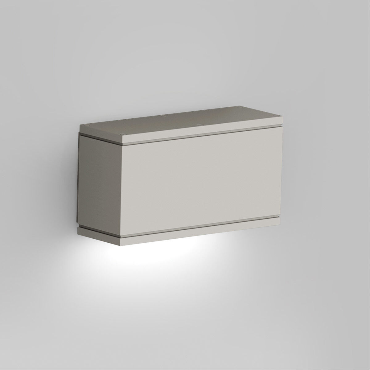 Rubix LED 5.37 inch Brushed Aluminum Outdoor Wall Light