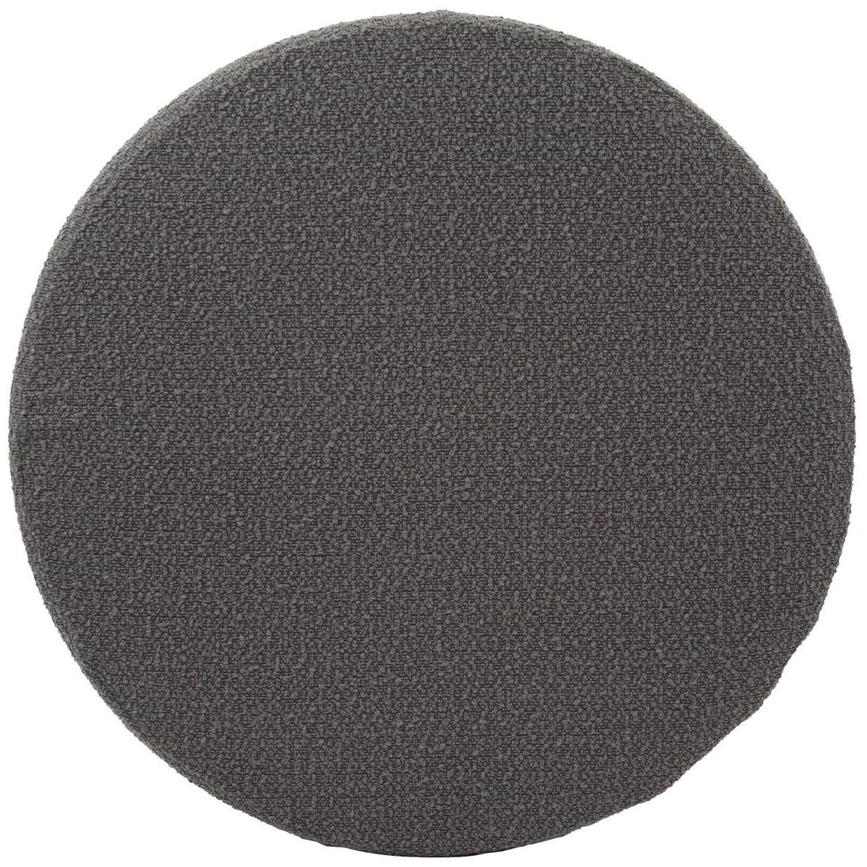 Barbet Universal 18 inch Charcoal 36 Round Ottoman