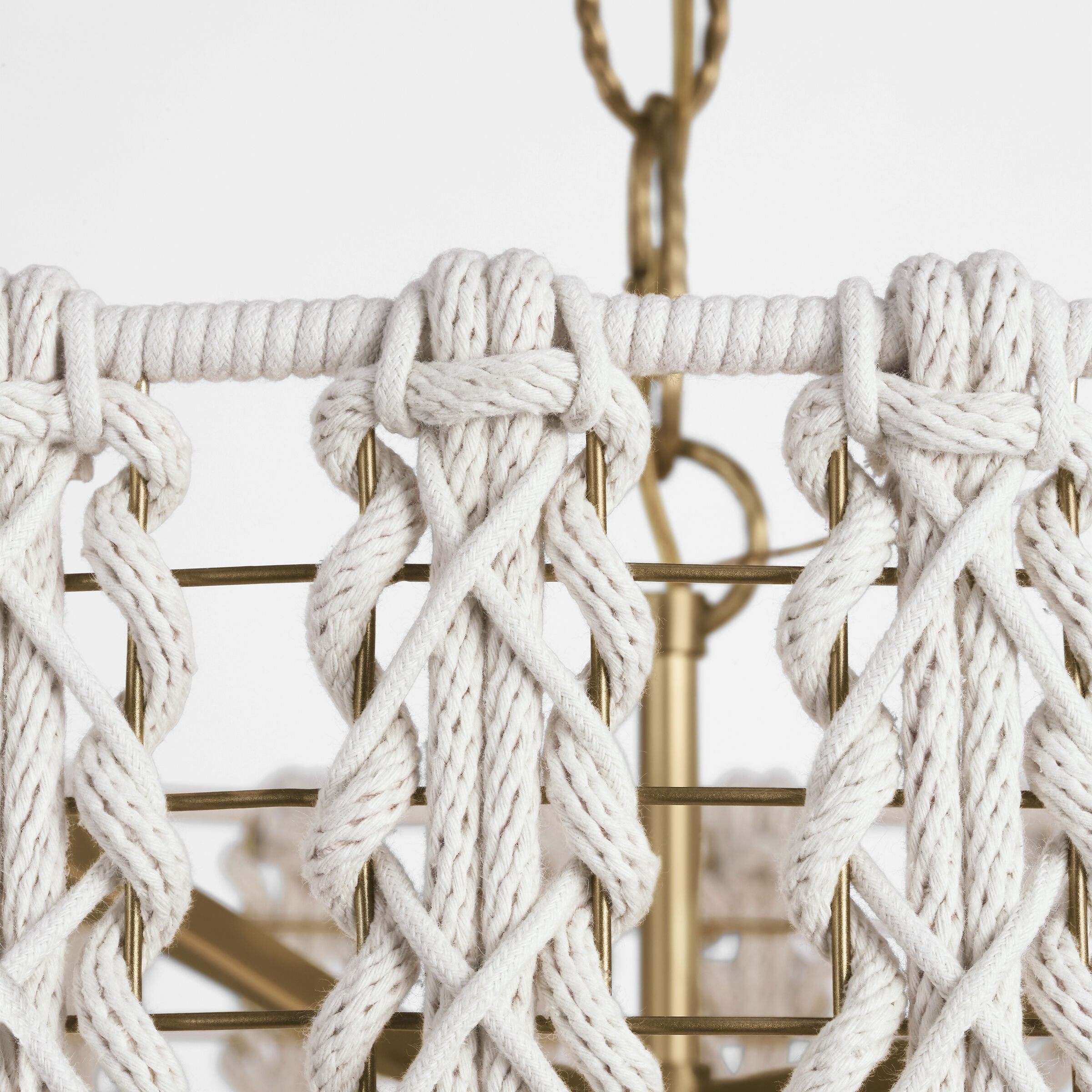 Fisher Weisman Catania LED 29 inch Antique-Burnished Brass Hanging Shade Ceiling Light