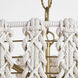 Fisher Weisman Catania LED 29 inch Antique-Burnished Brass Hanging Shade Ceiling Light
