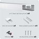 X Track 12 White Outdoor Track Channel Ceiling Light