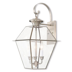 Westover 3 Light 12.00 inch Outdoor Wall Light
