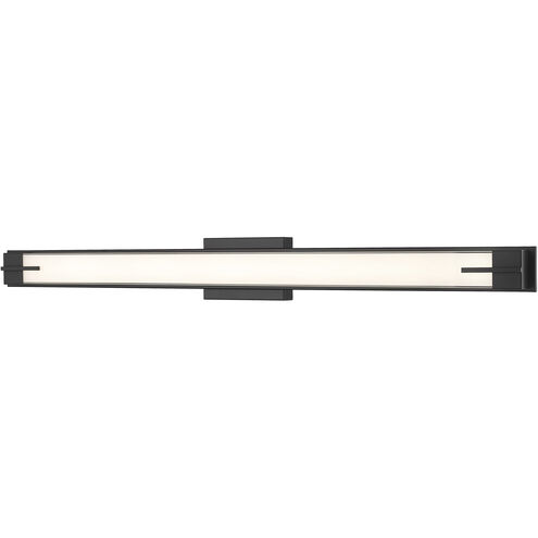 Chase LED 43 inch Matte Black Bath Vanity Light Wall Light
