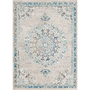 Morocco 36 X 24 inch Light Gray Rug in 2 x 3, Rectangle
