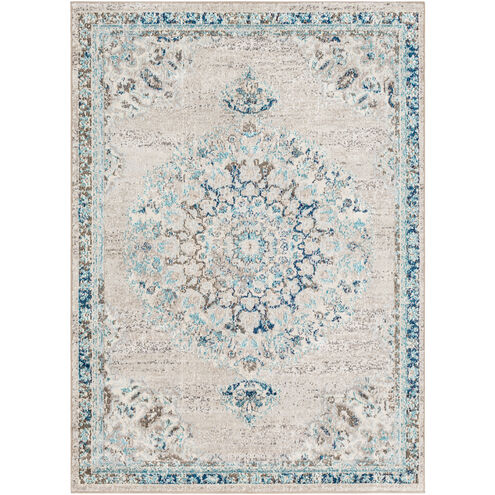 Morocco 36 X 24 inch Light Gray Rug in 2 x 3, Rectangle