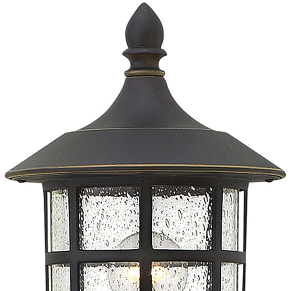 Freeport 1 Light 17.75 inch Oil Rubbed Bronze Outdoor Post Mount Lantern