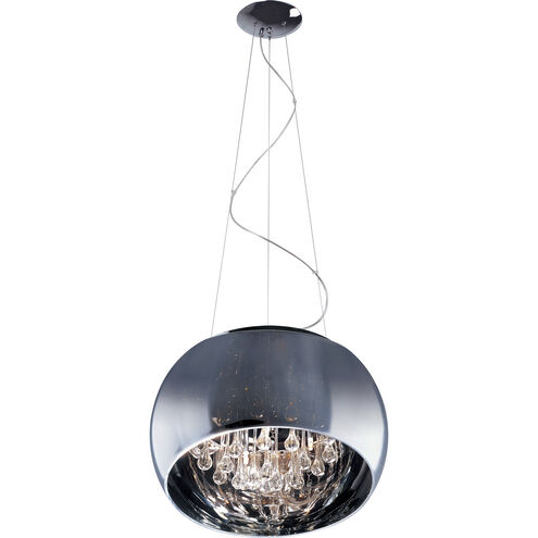 Sense 6 Light 19.75 inch Polished Chrome Single Pendant Ceiling Light