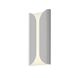 Folds LED 13.75 inch Textured Gray Indoor-Outdoor Sconce, Inside-Out